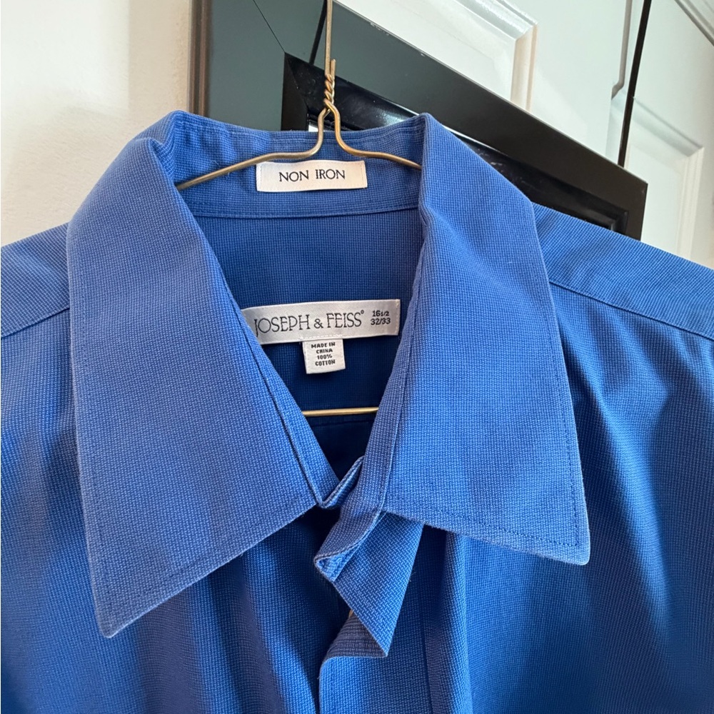 Joseph & Feiss Classic Blue Dress Shirt